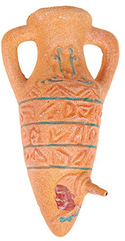 Zolux Décoration Aquarium Amphore Egypte avec Diffuseur d'air 12 x 5 x 6 cm