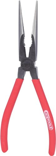 KS Tools 115.1324-E Alicates para teléfonos 200mmL, rectos, colgador