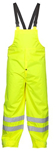 Kishigo 9665P Storm Stopper High-Viz Rainwear Bib, Fits Large and Extra Large, Lime