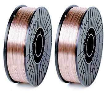 WeldingCity 2-pk Mild Steel MIG Welding Wire ER70S-6 10-Lb Spool 0.035 (0.9mm) 8-roll | Pack of 2 Rolls