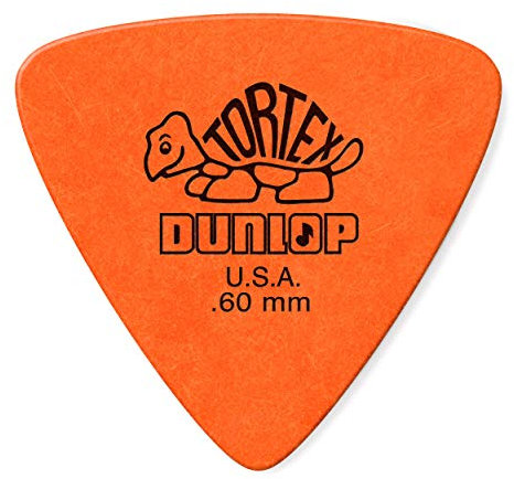 JIM DUNLOP Plektrum Tortex Triangel 0,60mm 6 Stück