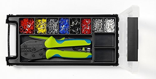 Rennsteig Aderendhülsen (Kabelschuh) Set, + Crimpzange + Abisolierzange - 0,5; 0,75; 1; 1,5; 2,5; 4; 6; 10mm²; - 610904