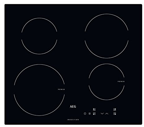 AEG - Piano Cottura ad Induzione HK 604200 IB Finitura Vetro Nero da 60cm