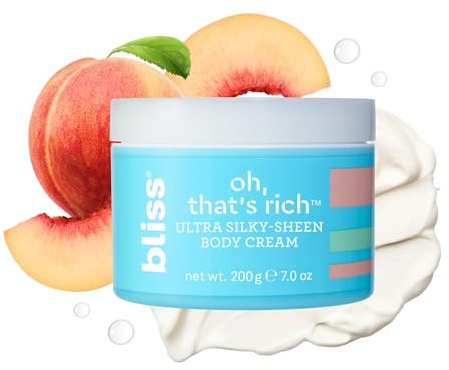 Bliss Oh That's Rich Silky Body Cream Moisturizer - 7 Oz - Reviving Formula