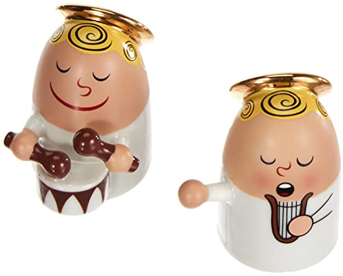 Alessi AMGI26SET3 Angels Band Set bestehend aus Zwei Figuren, Porzellan, Handdekoriert