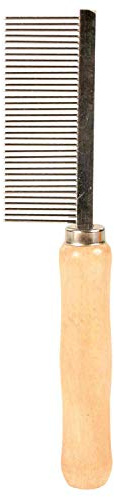 Trixie 2391 Kamm, mittel, Holz/Metallzinken, 18 cm