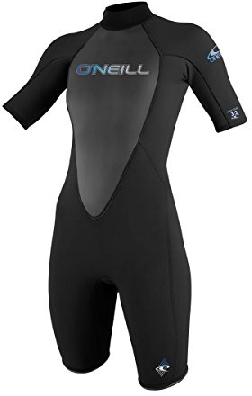 O'Neill Wetsuits Damen Neoprenanzug Reactor 2 mm Spring Wetsuit, Black, 10, 3801-A05