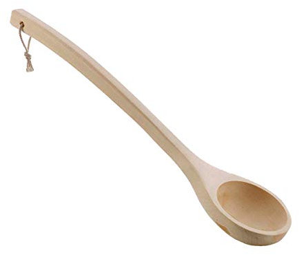 Eliga Schöpfkelle Holz, Länge, circa 50 cm