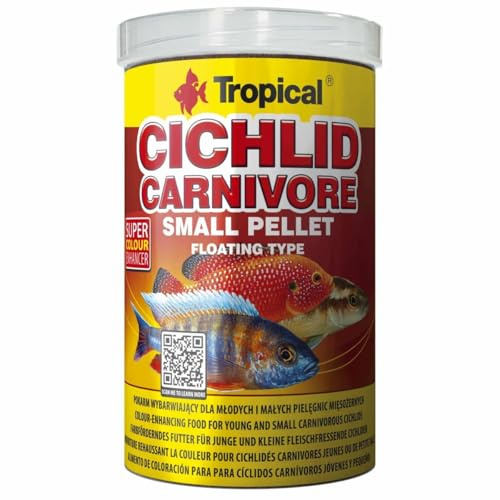 Tropical Cichlid Carnivore Small Pellet, 1er Pack (1 x 250 ml)