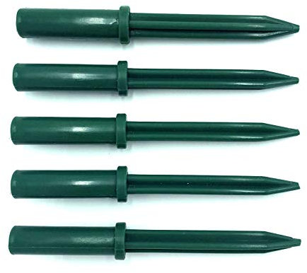 GardenSkill Spiked Feet for Garden Plant Stakes - Attach to Metal Poles and Tubing for Easy Staking in Ground (16mm dia, pack 5)