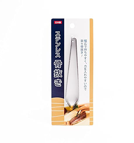 Tokyo Design Studio Fish Bone Tweezer Flat Type 11.8 cm 0335-562, Silver