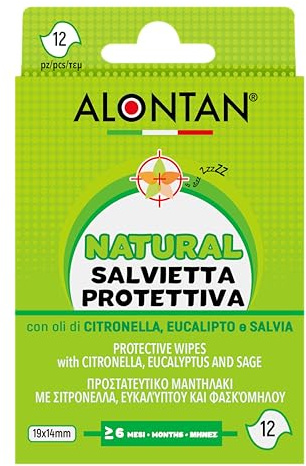Alontan Naturschutz Wipes 12 Stück