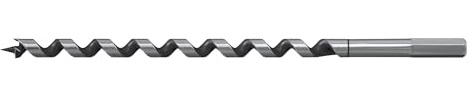Fischer - Mèche à bois - Mèche à bois à spirale unique MBSU - Ø12 x 460 mm - Queue SDS Plus - Fischer