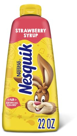 Nesquik Strawberry Syrup, 22 oz
