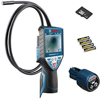 Bosch Akku-Inspektionskamera GIC 120 C, mit 4 x 1,5-V-(AA)-Batterien, Akku-Adapter 0601241200