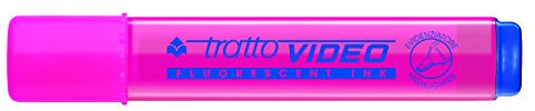 Tratto 830207- Evidenziatore fluorescente,colore rosa