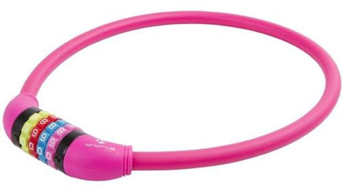 M-Wave DS 12.6, 5 S Kabelschloss, rosa, One Size