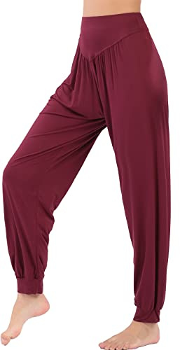 Hoerev Super weiche Modal Spandex Harem Yoga Pilates Hosen