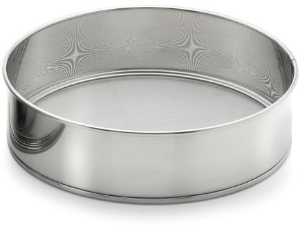 Weis Mehlsieb, Edelstahl, 20 cm, Silber