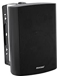 OMNITRONIC WP-6S ELA-Wandlautsprecher | 2-Wege-Lautsprecher mit Halterung, 100 V, 40 W RMS