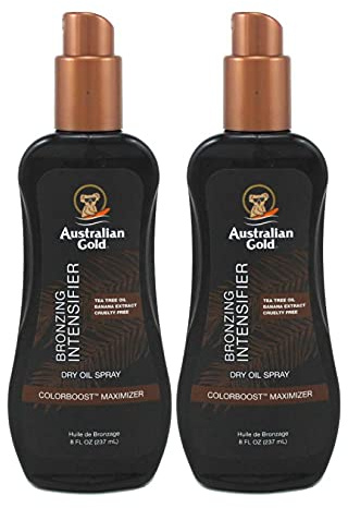 Australian Gold Intensifier Bronzing Dry Oil Spray 8oz (2 Pack) by Australian Gold