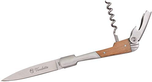 U Temperinu Ouvre-bouteille Acier 440C Tire-bouchon et décapsuleur 20 cm x 11 cm