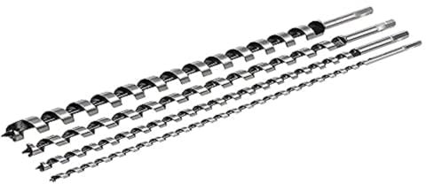 Silverline 868516 Jeu de 4 mèches hélicoïdales 600 mm