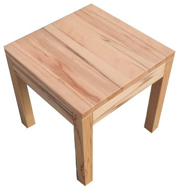 Beistelltisch Massiv Kernbuche Naturbelassen „Colonia“ 45x45x60cm