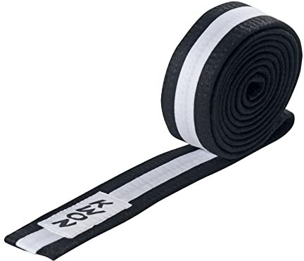 Kwon Budogürtel, mehrfarbig schwarz 260 cm