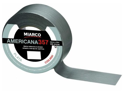 miarco 460B61 - Cinta Adhe Americana Gris 30Mx50Mm
