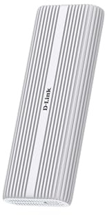 D-Link DSP-411 Carcasa SSD M.2 NVMe USB-C 4.0, Velocidad 40 Gbps, hasta 8 TB, Ventilador MagLev, Caja de Aleación de Aluminio, Instalación sin Herramientas, Compatible con Windows/macOS/Android/Linux