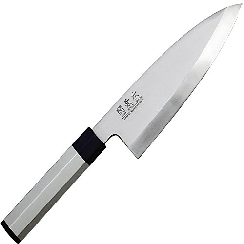 北正(Kitasho) Kanetsugu Seki 8015 Aluminum Handle Japanese Knife, Deba, 7.1 inches (180 mm)