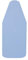 Household Essentials 1 Piece Tabletop Ironing Board 100% Cotton Cover & 4 Mm Fiber Pad, Blue, 10 Bottles