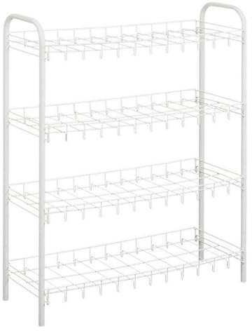 Metaltex 365504039 Scarpiera con 4 Ripiani (12 Paia), 64 x 23 x 80 cm Acciaio innosidabile