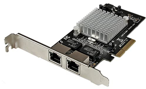 StarTech.com 2 Port PCIe Network Card - RJ45 Port - Intel i350 Chipset - Ethernet Server/Desktop Network Card - Dual Gigabit NIC Card (ST2000SPEXI)