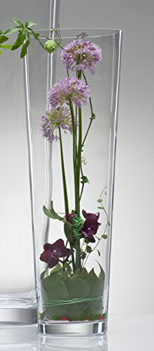Sandra Rich Glasvase Bodenvase Dekoglas CONICAL konisch rund H. 50cm D. 17cm