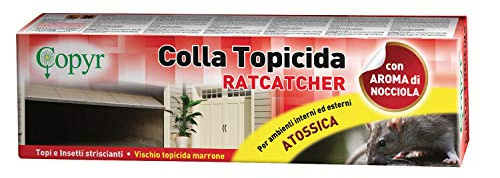 COPYR | Rat Catcher: Colla topicida di colore marrone per la cattura di topi, ratti e insetti striscianti