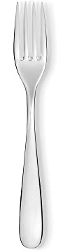 Alessi Nuovo Milano | 5180/5 - Dessert Forks in Stainless Steel, Set of 6