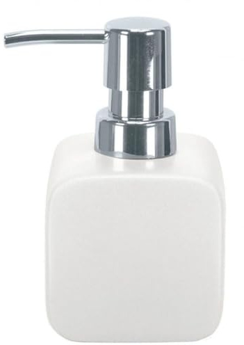 Kleine Wolke 5066100854 - Dispensador de loción y de jabón, 7,3 x 12,7 cm, Color Blanco