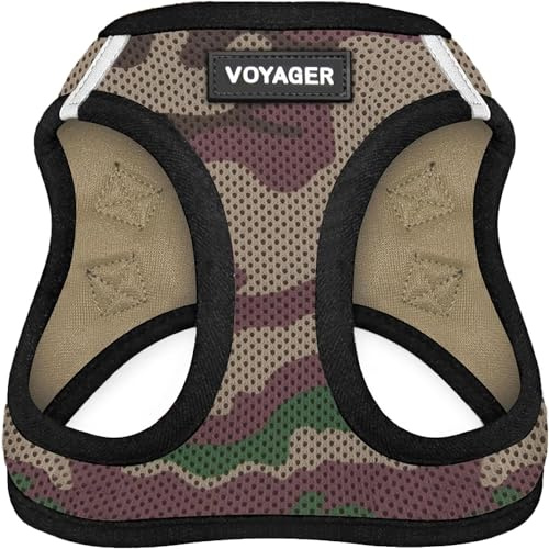 Voyager Step-in Air Dog Vest Harness - Army, Small