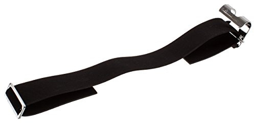 Gepäckträgerriemen komplett - 1 Haken + 1 Blech-Klemmschlaufe