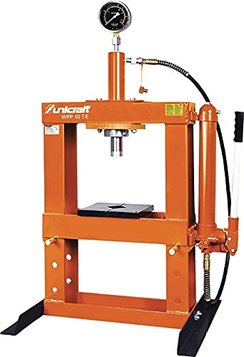 Stürmer 6300011 - Pressa da officina WPP 10 TE (dimensioni 570 x 495 x 1058 mm, peso 54,7 kg, forza di pressatura 10 T, diametro pistone 40 mm)
