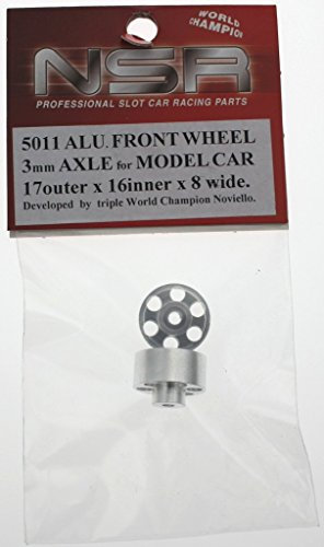 NSR Zubehör 805011 3mm Fr.Wheels IMCA Nascar/Classic 17x8mm (2)