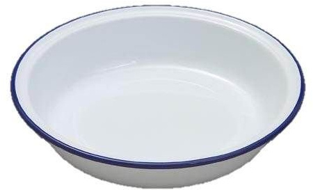 Falcon Émail 20Cm Tarte Rond Plat Bol (Paquet de 6)