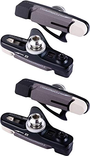 BBB Bremsschuhe Rennrad Road Techstop BBS-22T, Triple Color, 4er Set, 2.905.732.213 | sichere Bremskontrolle, langlebiger Aufbau, präziser Felgengriff