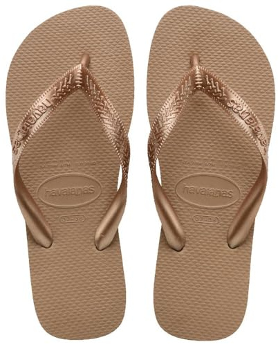 Havaianas Top Metalic, Infradito Unisex – Adulto, Beige (Rose Gold 3581), 37/38 BR (39/40 EU)