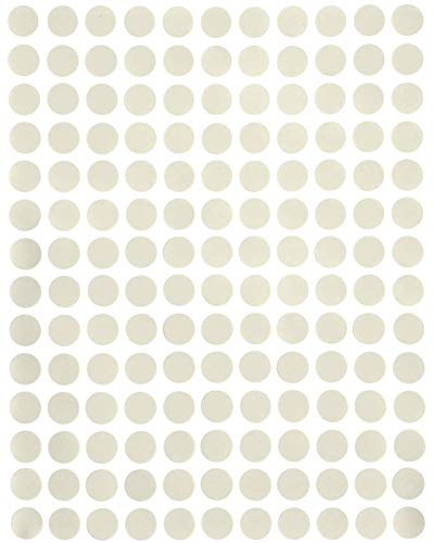 Klebepunkte Weiß 10 mm runde Etiketten - Größe 1 cm Sticker 2100 Vorteilspack von Royal Green