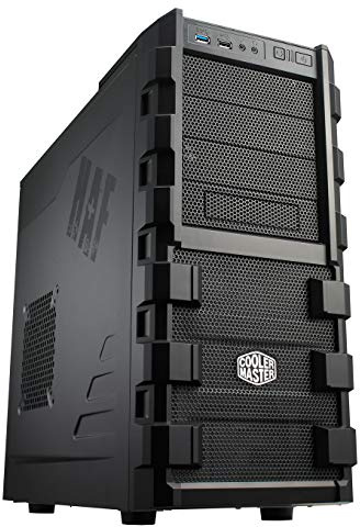 Cooler Master HAF 912 - Mid Tower Computer Case with High Airflow, Supporting up to Six 120mm Fans and USB 3.0