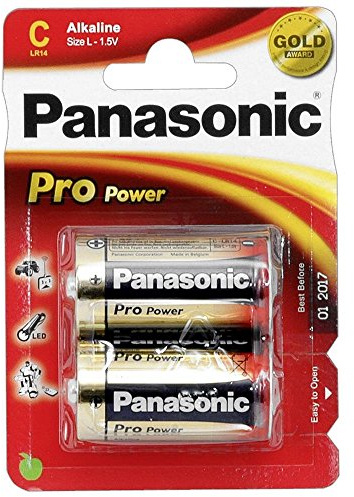 PANASONIC Blister de 2 Piles Pro Power Gold LR14/C - 1,5V