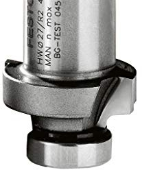 Festool Abrundfräser HW R6 - Kantenfräser für OFK 500 | Hartmetall-Rundungsfräser D 27 mm, R 6 mm – für Kunststoff- und Massivholzumleimer